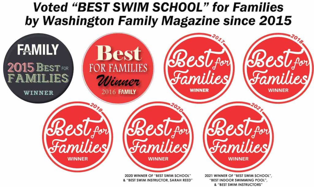 Voted "Best Swim School" for families by Washignton Family Magazine