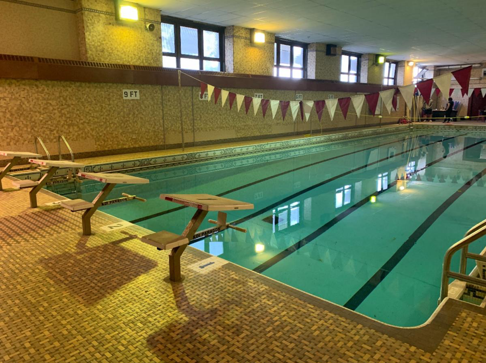 Picture of the Dickinson High School pool