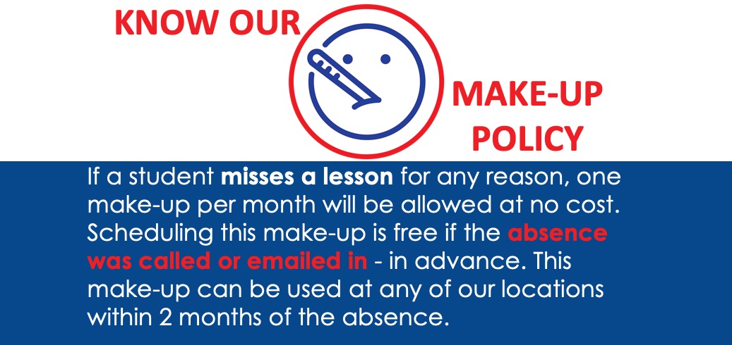 Know Our Make-Up Policy graphic