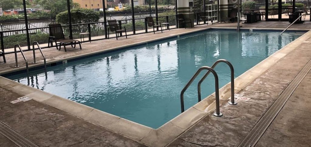 Pool at Hampton Inn & Suites