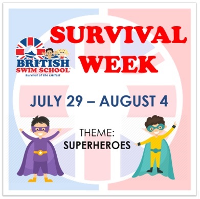Survival Week graphic with super hero theme